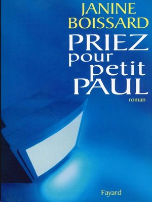 cover image of Priez pour petit Paul